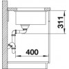 BLANCO SUBLINE 500-U 523733