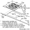 Plinska kuhalna plošča BOSCH PNH6B6K40 Serie 4