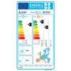 Klimatska naprava MITSUBISHI MSZ/MUZ-HJ35VA + montaža na ključ z nosilnimi konzolami