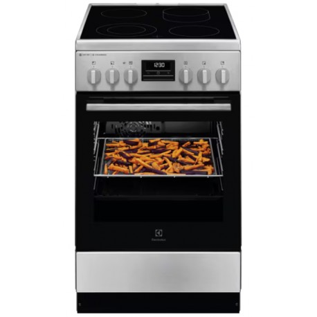 Štedilnik s steklokeramično ploščo 50 cm, Electrolux 600 SteamBake, LKR564255X