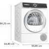 Sušilni stroj s toplotno črpalko BOSCH WQH246D3BY Serie 6