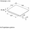 Flex induction kuhalna plošča BOSCH PXV82BDV1E Serie 8