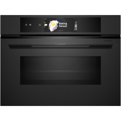 CMG978NM1 Vgradna kompaktna pečica z mikrovalovno pečico, 60 x 45 cm, Matt Black, Serie 8