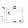 VINTERA XL 9-UF 526105 Pomivalno korito brez odcejalnika BLANCO