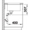 SUBLINE 480/320-U 523593 Pomivalno korito brez odcejalnika BLANCO