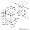 SPI4HMS13E Vgradni pomivalni stroj, 45 cm BOSCH, Serie 4