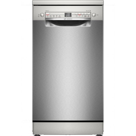 SPS2HKI02E Prostostoječi pomivalni stroj, 45 cm,  Brušeno nerjaveče jeklo BOSCH, Serie 2