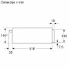 BDC7111B0 Parni predal, 59 x 14 cm BOSCH Serie 8