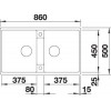 ZIA 9 516686 Pomivalno korito BLANCO