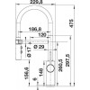 CATRIS-S FLEXO FILTER 526705 Mešalna baterija BLANCO