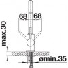 MILI 523103 Mešalna baterija BLANCO