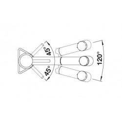 KANO-S Vario 527968 Mešalna baterija BLANCO