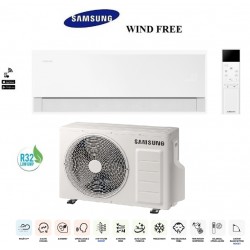 Klimatska naprava SAMSUNG AR70H09C1AWNEU/AR70H09C1AWXEU WIND-FREE PREMIERE + montaža na ključ z nosilnimi konzolami!