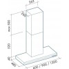 Lumen 120 cm (Motor 800 m3/h) Stenska napa FALMEC