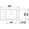 BLANCO ANDANO XL 6 S-IF Compact 521013 DESNO