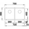 BLANCO SUBLINE 350/350-U 523583