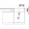 BLANCO SUBLINE 500-IF/A SteelFrame 524111