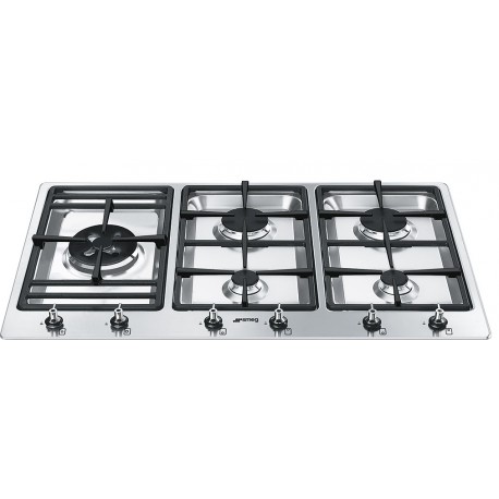 Plinska kuhalna plošča SMEG PS906-5