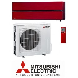 Klimatska naprava MITSUBISHI MSZ-LN50VG2R/MUZ-LN50VG2 Rubinasto rdeča + montaža na ključ z nosilnimi konzolami