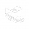 Vgradna napa ELICA HIDDEN 2.0 BL MAT/A/52