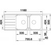 BLANCO LEMIS 8 S-IF 523037