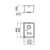 Pomivalno korito FOSTER 2152 850