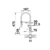 BLANCO CATRIS-S Flexo, HD, krom 525791