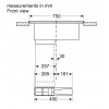 Indukcijska kuhalna plošča z integrirano napo BOSCH PXX875D67E
