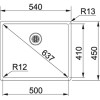 Pomivalno korito FRANKE BXX 210/110-50 BOX z vgrajenim ventilom