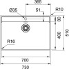 Pomivalno korito FRANKE MRX 210-70 TL MARIS