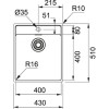 Pomivalno korito FRANKE MRX 210-40 TL MARIS