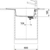 Pomivalno korito FRANKE FSG 611-88 FRESNO fragranit onyx