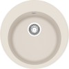 Fragranit korita Franke ROG 610-41 RONDA Glacier z vgrajenim ventilom