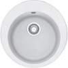 Fragranit korita Franke ROG 610-41 RONDA Glacier z vgrajenim ventilom