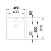 Pomivalno korito BLANCO CLARON 400-IF/A, Durinox 523 392