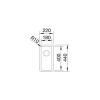 Pomivalno korito BLANCO CLARON  180-U 521 565