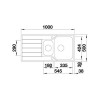 Pomivalno korito BLANCO CLASSIMO 6 S-IF 525329
