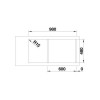 Pomivalno korito BLANCO LEMIS 6 S-IF 523033