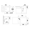 Pomivalno korito BLANCO DINAS XL 6 S Compact 525120
