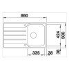 Pomivalno korito BLANCO LEMIS 45S-IF 523031