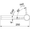 Armature Franke ORBIT nerjaveče jeklo z izvlečnim izlivom