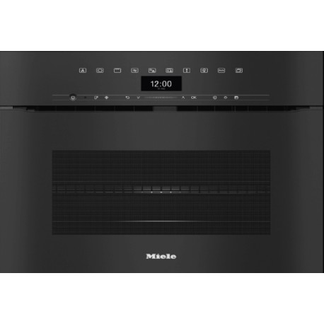 Kompaktna pečica z mikrovalovi  Miele obsidian črna H 7440 BMX