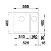 Pomivalno korito BLANCO SUBLINE 340/160-U 525985