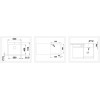 Pomivalno korito BLANCO SUBLINE 500-IF/A SteelFrame 525999