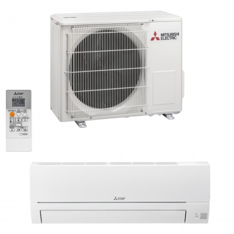 Klimatska naprava MITSUBISHI MSZ/MUZ-HJ25VA + montaža na ključ z nosilnimi konzolami