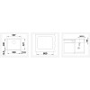 Pomivalno korito BLANCO SUBLINE 500-F 525994