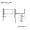 Vgradna mikrovalovna pečica BFL523MS0