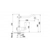 TRADON, HD 515990 Kuhinjska pipa BLANCO