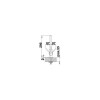 MILA - S, HD 526660 Kuhinjska pipa BLANCO