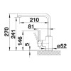 MILA - S, HD 526660 Kuhinjska pipa BLANCO